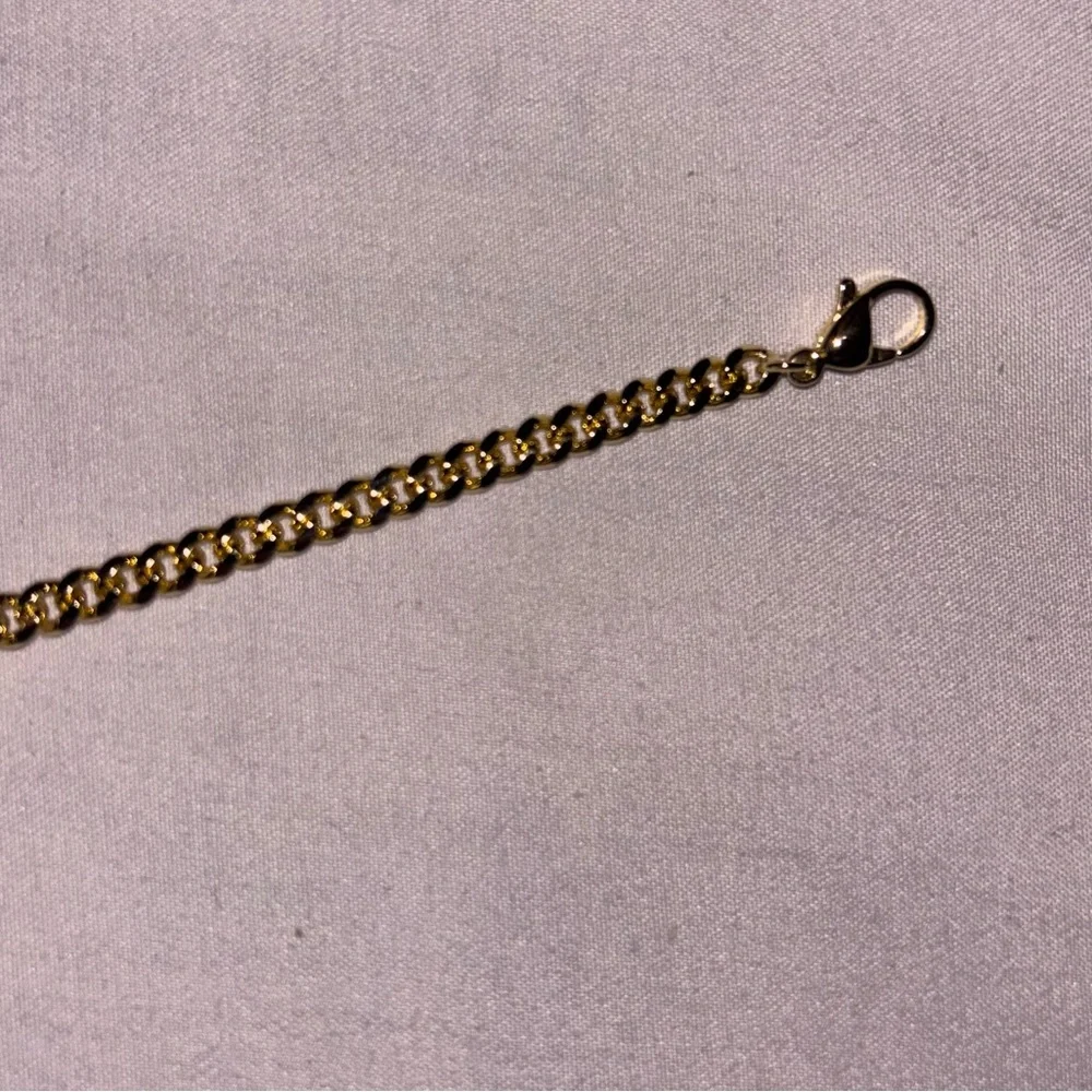 14k gold filled with cz stones bracelet new - Picture 4 of 4